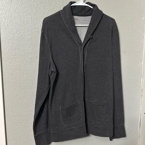 Gap gray cardigan soft vintage wash black